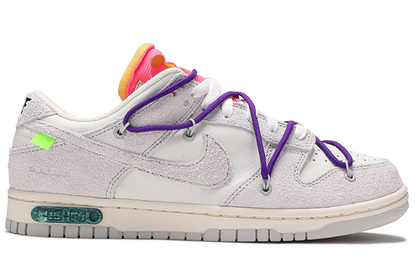 Women Lot 15 Of 50 Off White X Dunk Low DJ0950 101